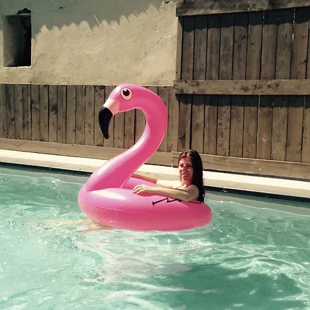 Hotel apartamentowy Au Bord De La Piscine Chauffee Et Privee Pour Vous Le Soir ! *